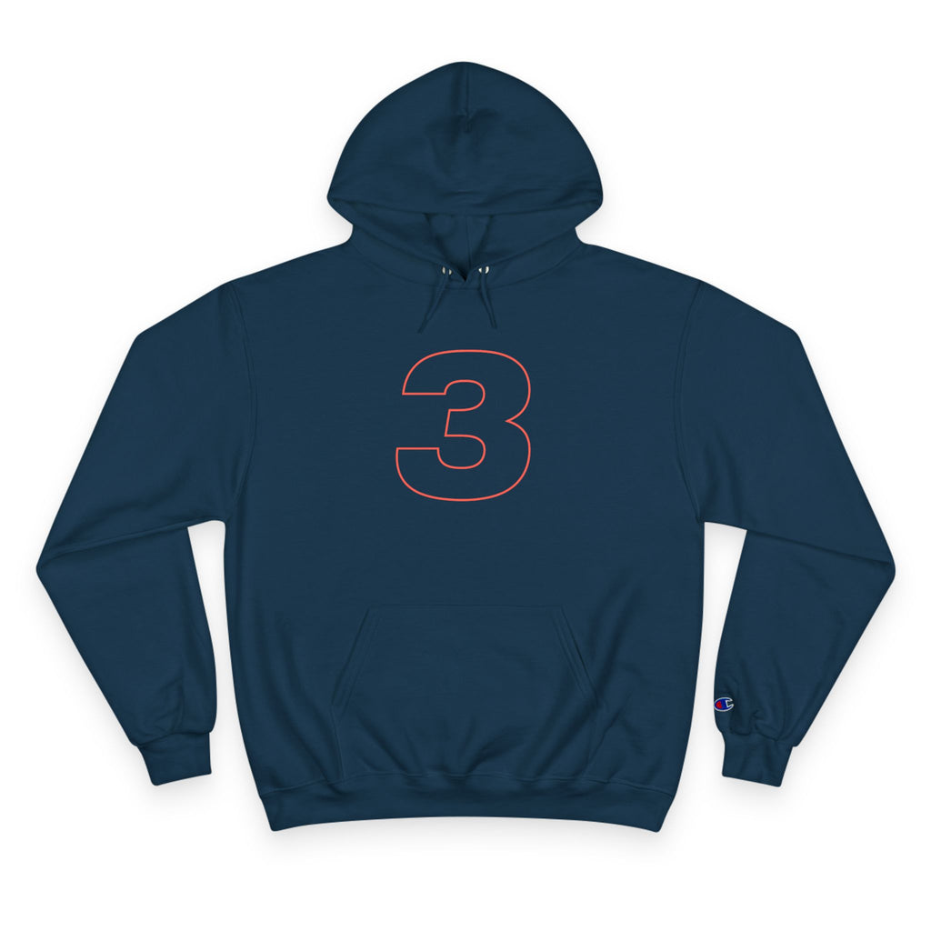 Number 3 Casual Hoodie