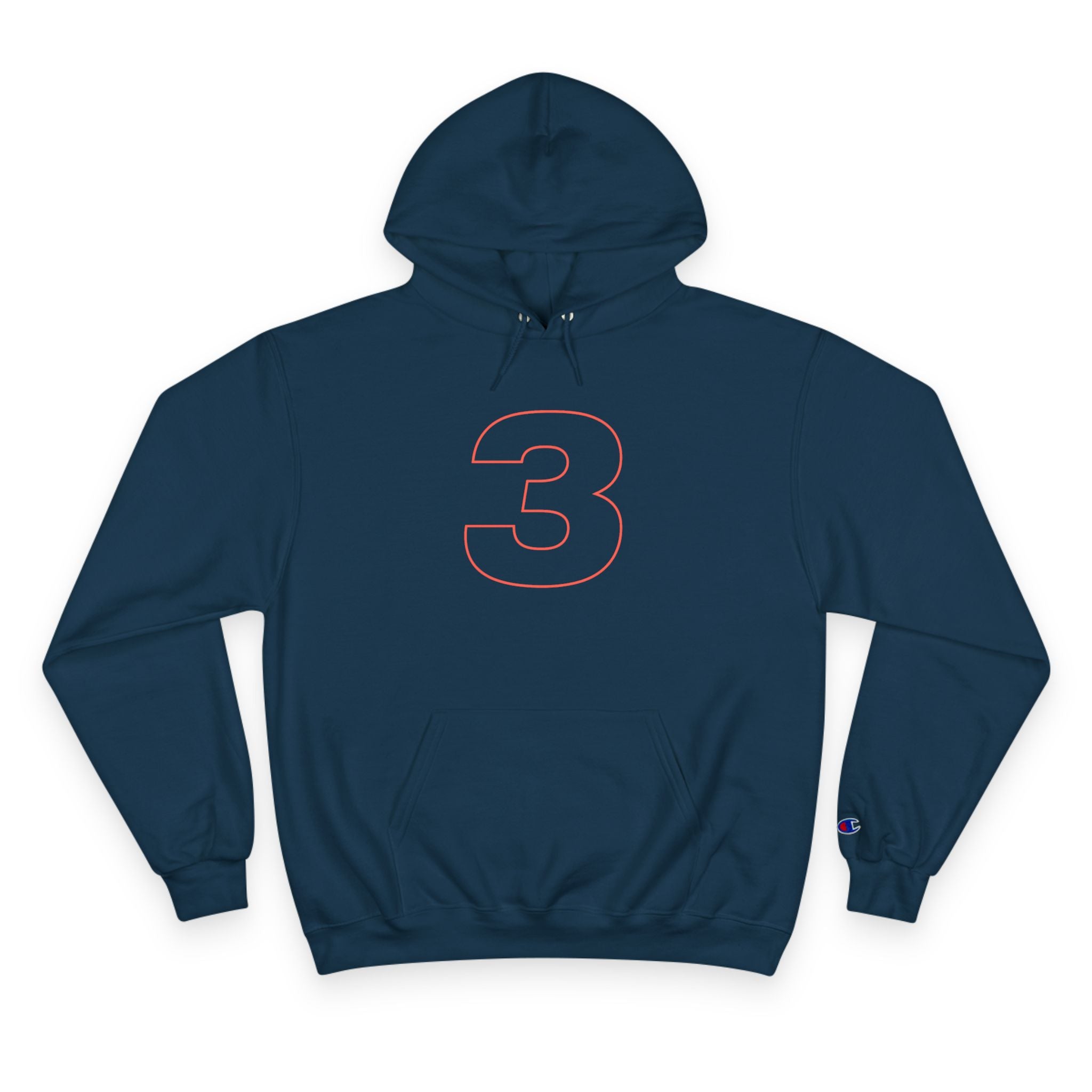 Number 3 Casual Hoodie